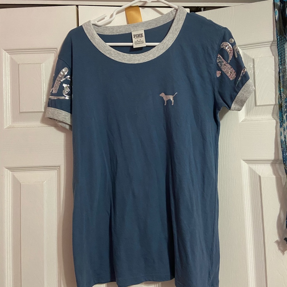 Victoria’s Secret P I N K shirt.